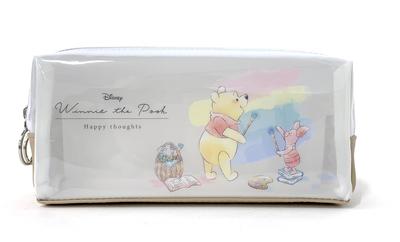 Trousse à crayons double fermeture Winnie l'Ourson pour le dessin