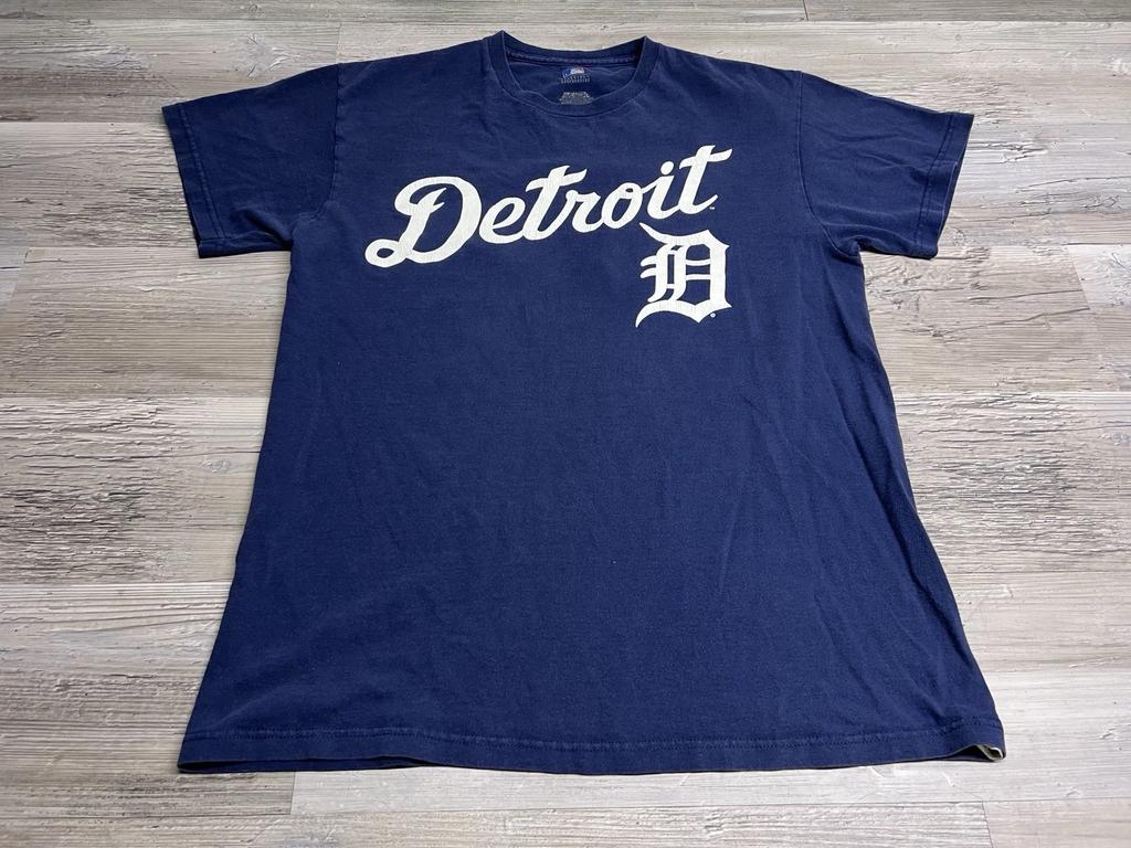 Vintage 2000er Detroit Tigers MLB Baseball T-Shirt Miguel Cabrera Grafik M Tee