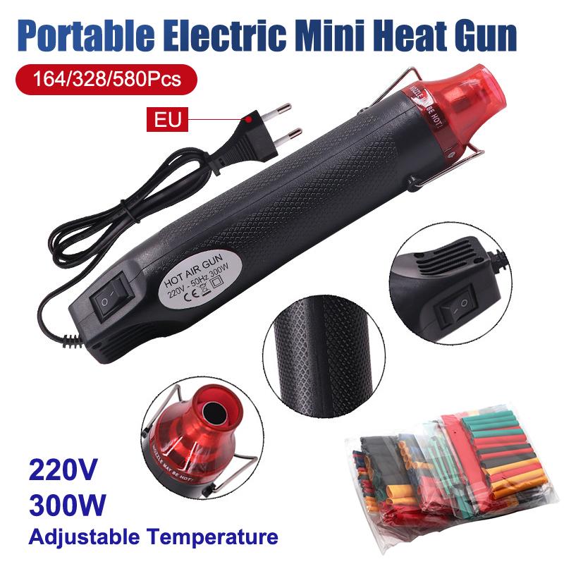 220V DIY Heißluftpistole Elektrisches Werkzeug Luftpistole 300W Temperaturpistole Mit Ständer Schrumpfplastik DIY Bastelwerkzeug