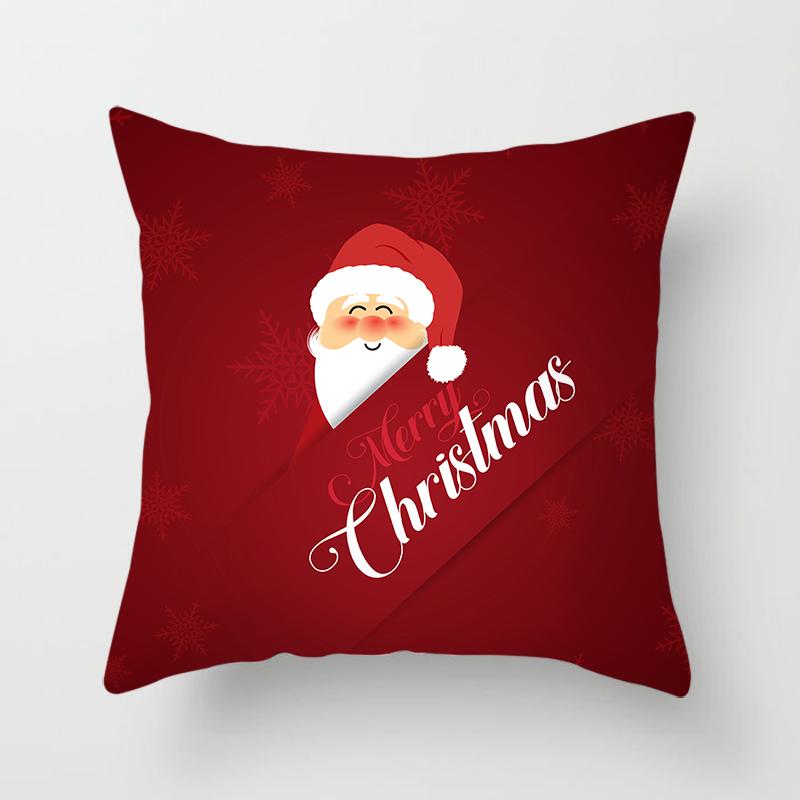 Cartoon Christmas Throw Polštář Set Santa Claus Sofa Gift Home Decor povlak na polštář Vánoční dárek povlak na polštář