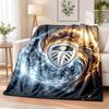 Leeds United Fußball Bedruckte Flanelldecke Warmer Komfort Bettüberwurf Für Innenbereich Heimdekoration