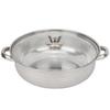 Stainless Steel Cookware 28cm 2-Layer Steamer Pot Cooker Double Boiler Soup Steaming Pot