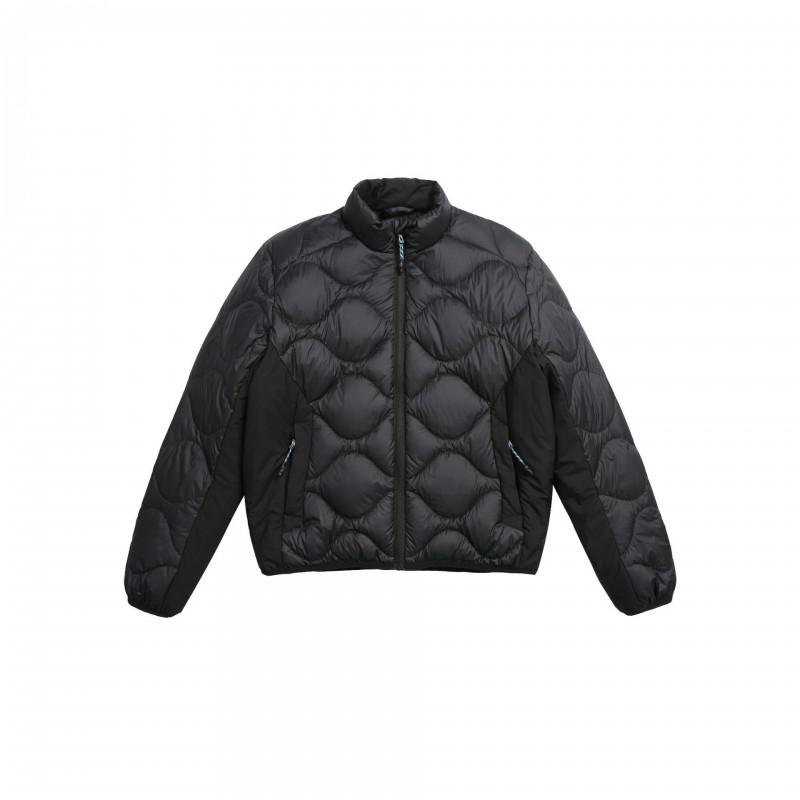 90 White Duck Down Waterproof Color Block Stand Collar Puffer Jacket Men Women Daily Sports Casual