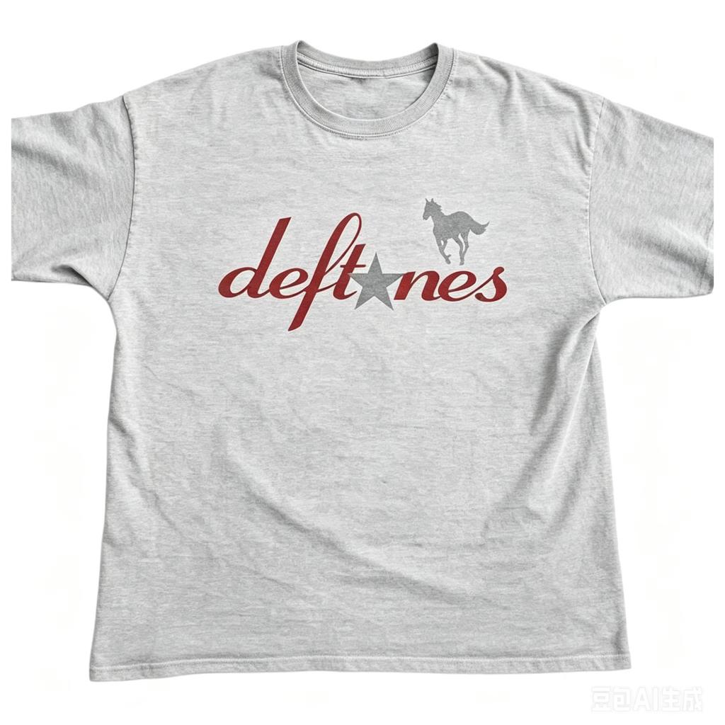 2026 Sommer Heißer Verkauf Deftones White Pony Album Vintage T-Shirt Unisex Harajuku Hip Hop Punk T-Shirt Y2K Gothic Baumwolle Übergroße T-Shirts
