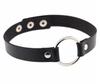 Black gothic choker punk leather choker rock collar women goth choker necklace fashion jewelry