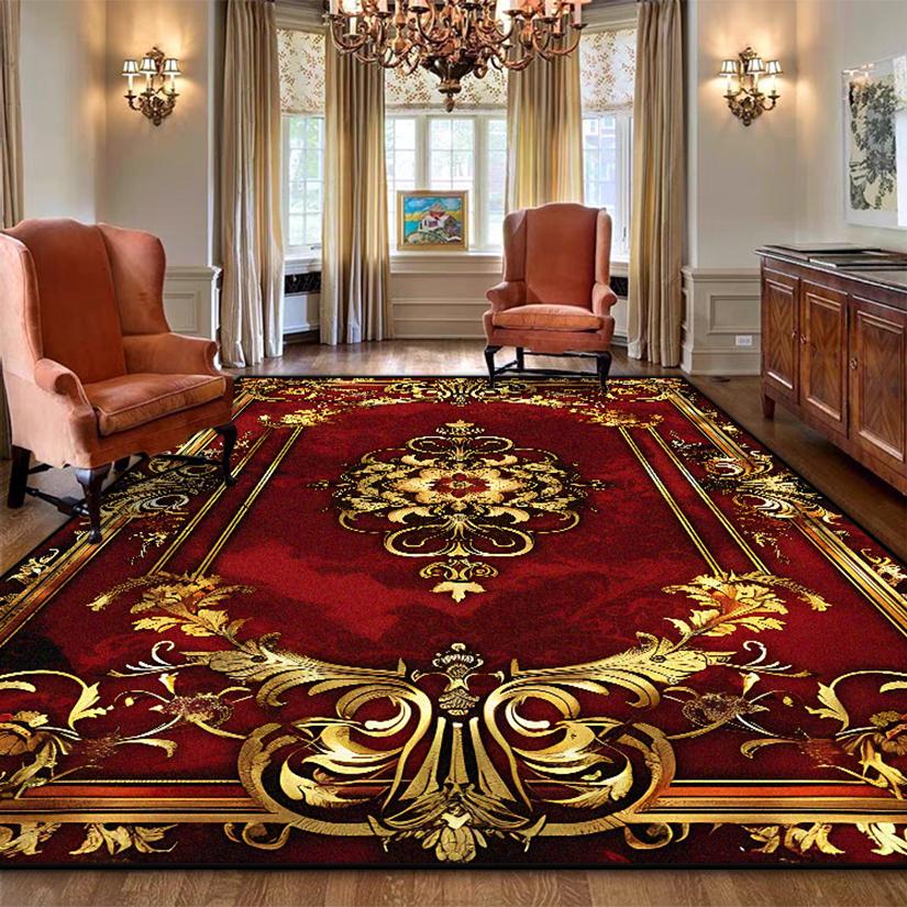 

Богемный Роскошный КОВЕР ДЛЯ ГОСТИНОЙ Большая Площадь Персидская Декорация Спальня Прикроватные Плюшевые Коврики Холл Моющийся Нескользящий Напольный Коврик 1.9x2.9ft(60x90cm)