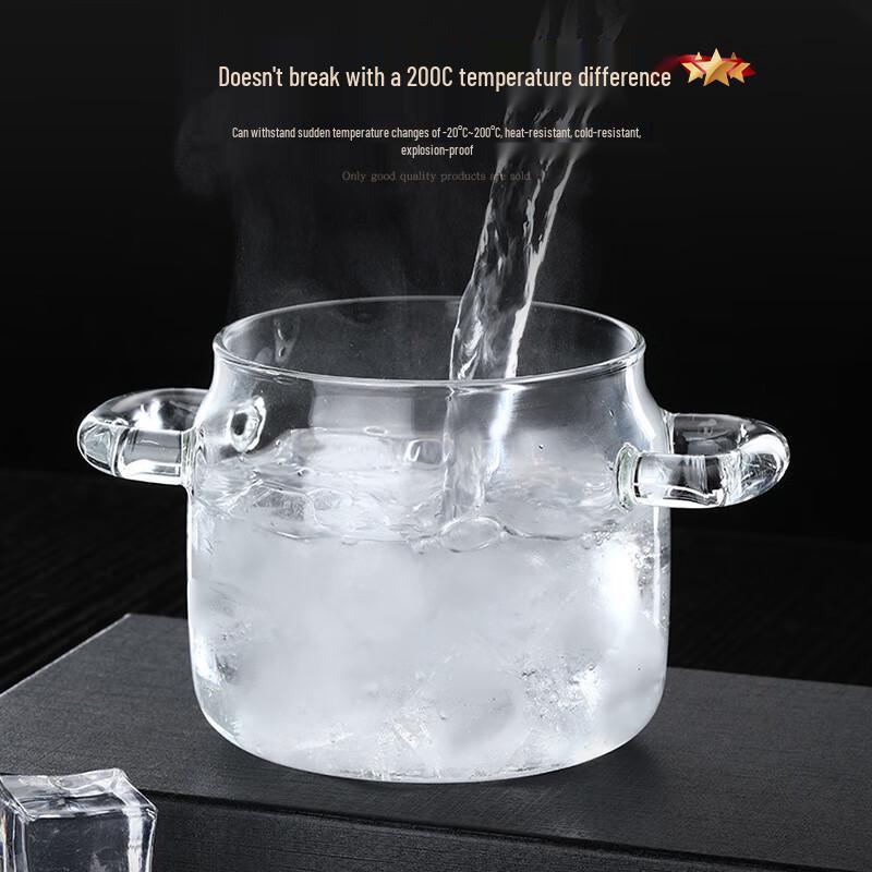 Jidu Glass Double Boiler Stew Pot