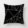 Black and White Geometric Portrait Pillowcase Home Sofa Office Cushion  Cover  Decor Car Decoration