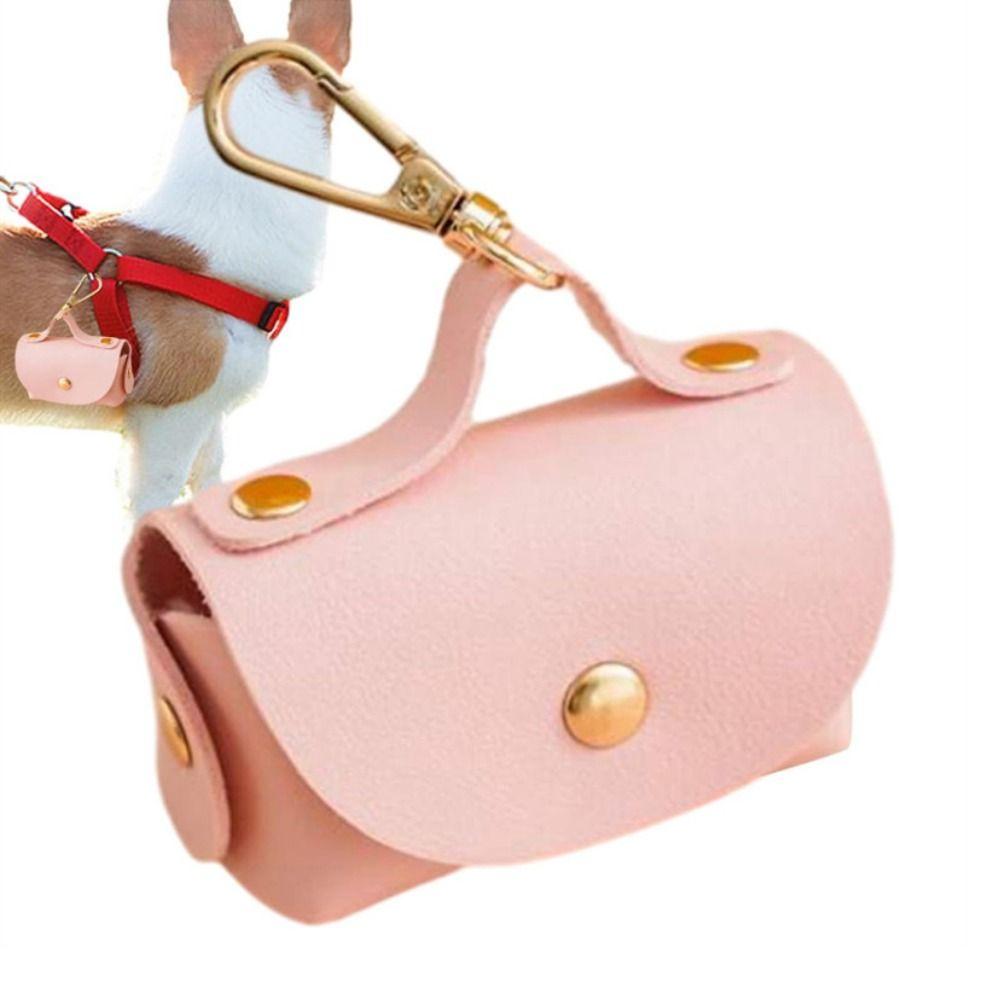 With Metal Buckle Dog Poop Bag Dispenser Leakproof Waste Bag Dispenser Pet Poop Bag Holder  Walking