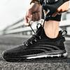 Full Palm Air Cushion Running Shoes Summer Fly-woven Mesh Tide Shoes Thick Soles Increase Height and Shock Absorption