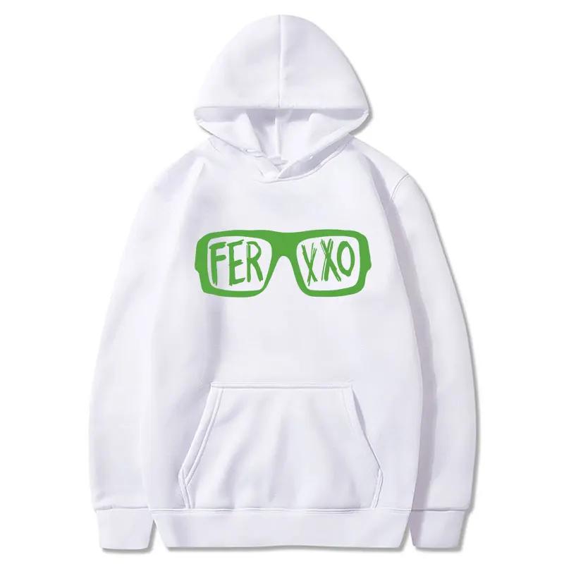 Rapper Feid Ferxxo Tour 2024 Hooide Men Women Classic Fashion Pullover Hip Hop Style Oversized Fleece Sweatshirt Streetwear Male