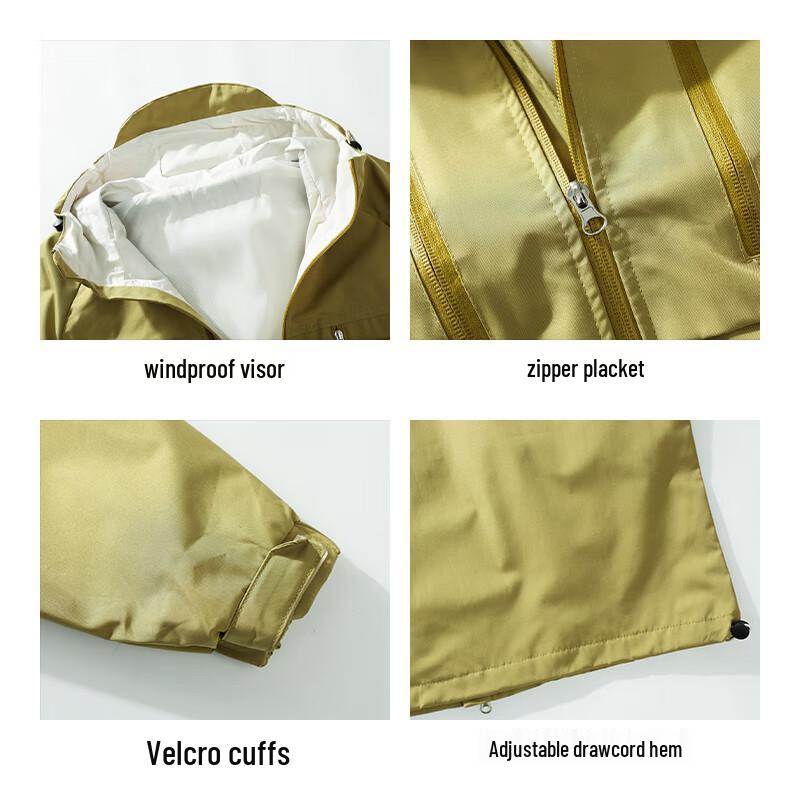 Romon Men's Hooded Outdoor Windbreaker Jacket