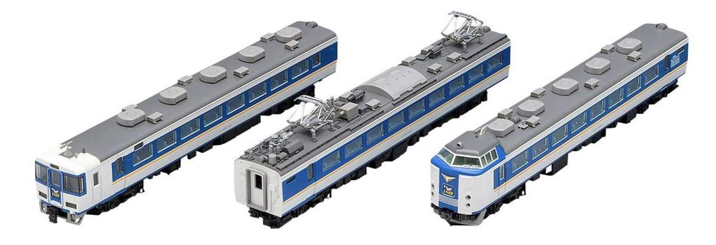 Tomytec TOMIX N gauge 485 series express train Shirasagi, new paint set C 3 cars 98652 model train