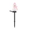 Solar Ground Lights Christmas Snowman Decoration Atmosphere Nightlight Outdoor Garden Garden EVA Rice Grain Snow Man