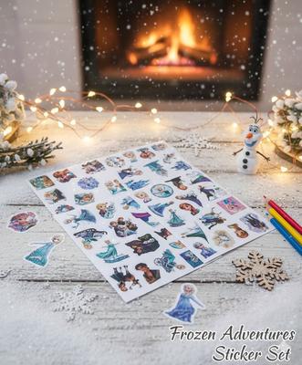 Frozen Stickers (Frozen) Disney Elsa Anna Anna Elsa Sticker Pack Stickers Set 60 Pcs