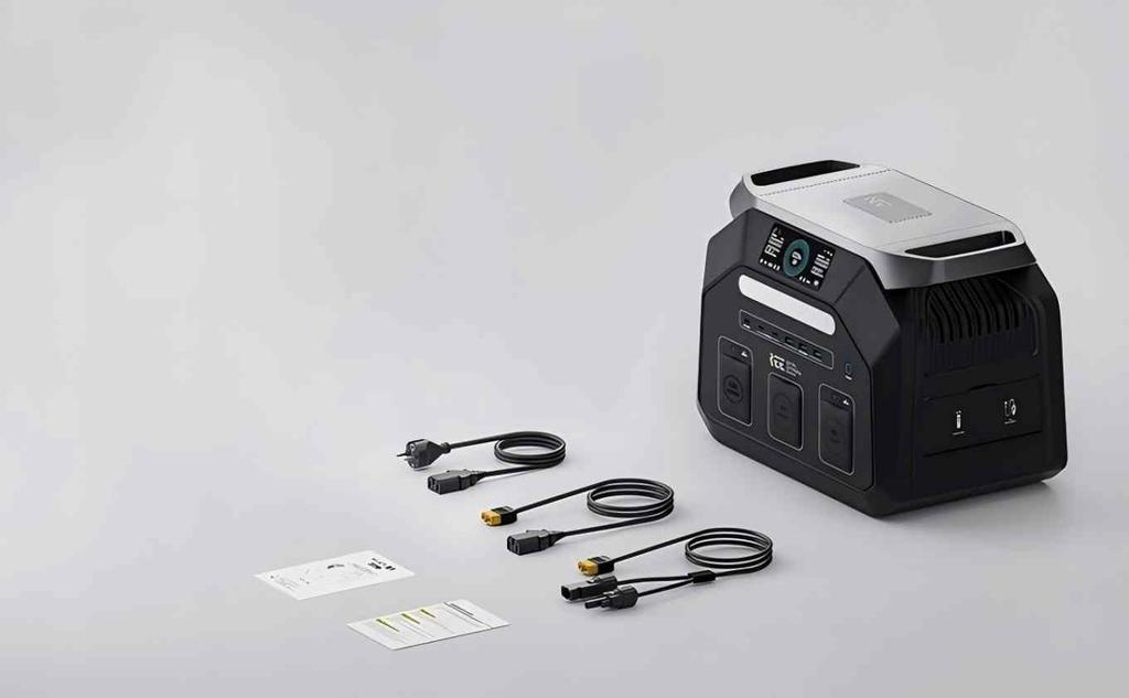 IEE P1800 1800W Portable Power Station, 1024Wh LiFePO4 Battery Solar Generator, 11 Output Ports, 1.2 Hours Fast Charging, App Control