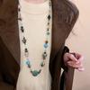 Women's Ethnic Layered Beaded Necklace, Niche Design, High-End Fashion Jewelry