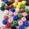 10x12.5mm Solid Color Acrylic Drum Beads for DIY Necklaces, Phone Chains, and Hair Ties.