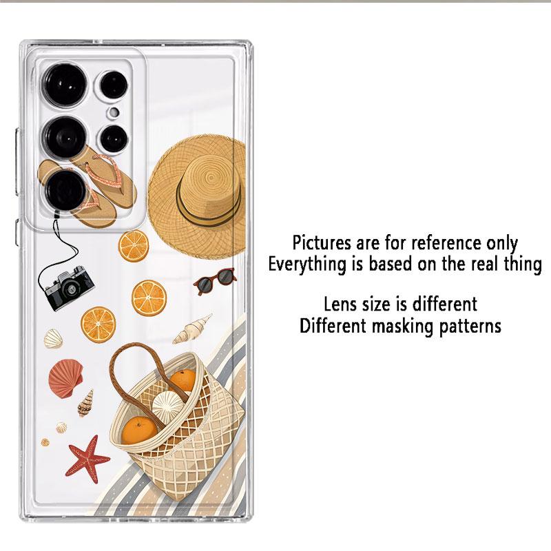 Phone Cover Case for Samsung Galaxy S26 S24 S20 Plus Note 20 Ultra 10 S25 Edge S23 Ultra S21 S22 FE Beach Travel