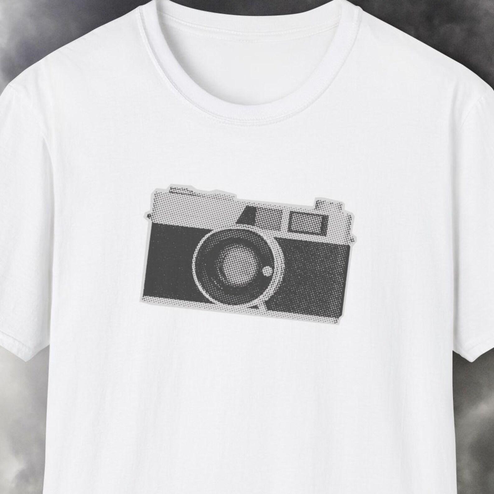 Vintage Camera Shirt, Photographer Gift, Photography Lover Gift, Camera Collector Gift, Analog Camera, Digital Camera, Retro Graphic Shirt S