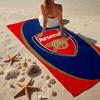 Arsenal Football Club Wappen Mikrofaser Strandtuch, Leicht Und Schnelltrocknend, für Sommerreisen, Strand-Essential, Schwimmbad