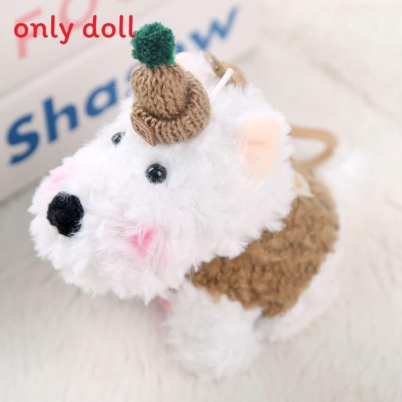 

Cute Sweater West Highland Dog Plush Toy Doll Pendant For Kids And Collectors