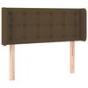Tête de lit - Maison Exclusive - Marron foncé - Hauteur réglable - Pieds en bois robustes