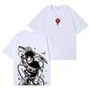 Anime Jujutsu Kaisen Toji Fushiguro Front Back Printed Tshirt Sorcerer Killer Unisexga Graphic Tee Harajuku Streetwear Cotton
