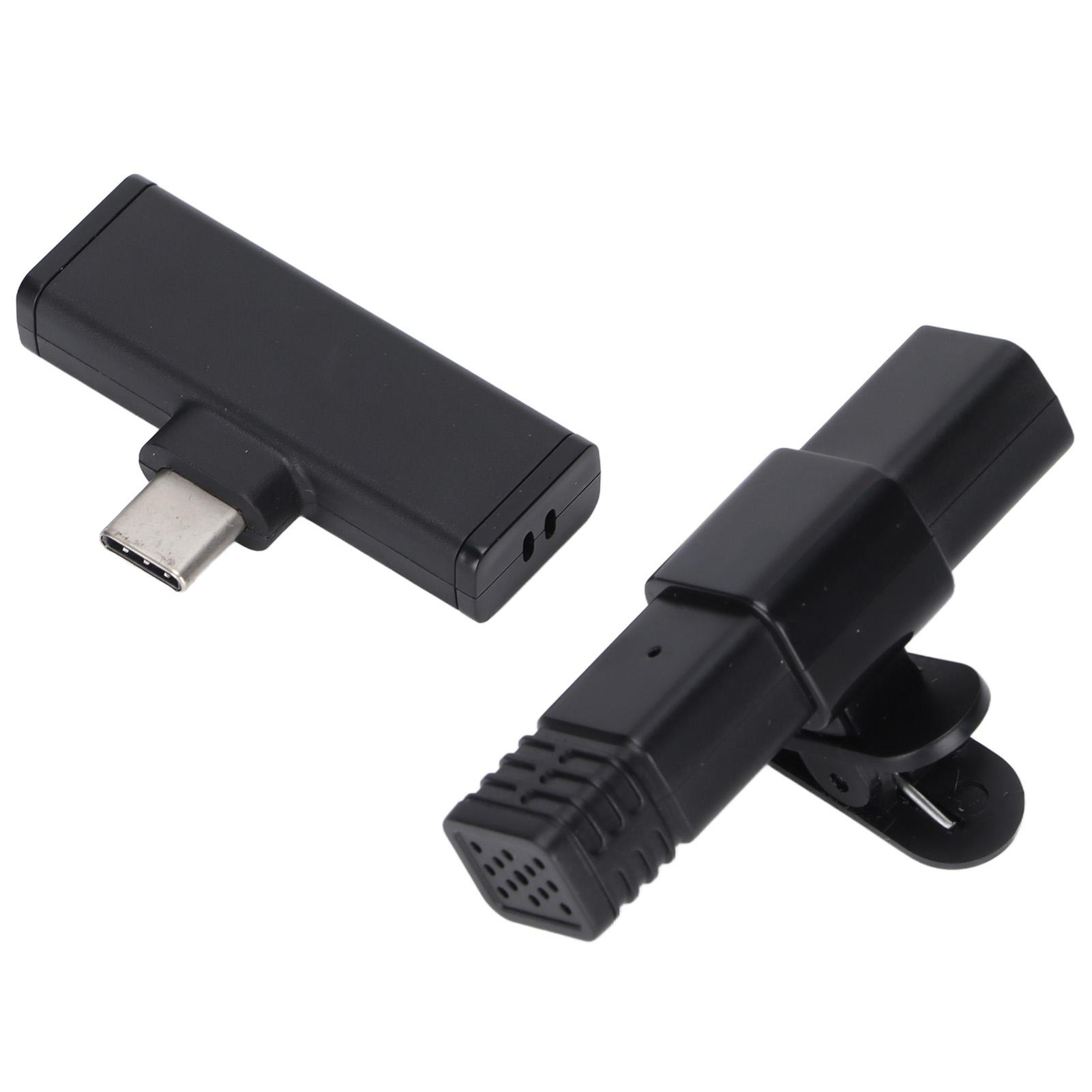 

Lavalier Microphone Omnidirectional Condenser Mic with On for Recording for Video Conference Podcast