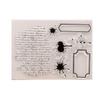 DIY Writing Lace Lines Clear Stamps for Card Making Decoration Scrapbooking Rubber Seal Stamps for Photo Card Album Crafting