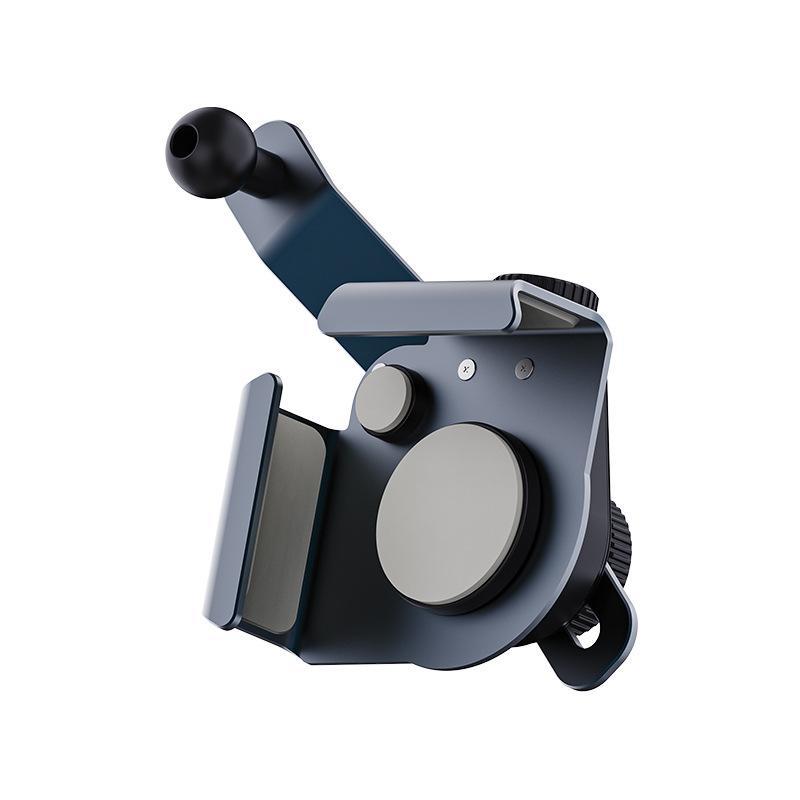 Aluminum Alloy Car Phone Mount Adjustable Multi-Angle Clasp Universal Phone Holder for Car Windshield Dashboard