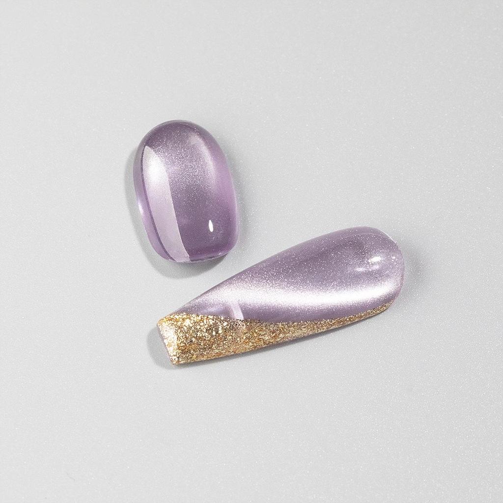 HONEY GIRL Ceramic Cat Eye Gel Polish Set: 12 Sparkling Colors for Bright, Popular Cat Eye Nails.