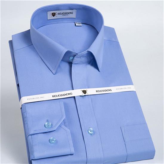 Camicia formale da uomo di alta qualità a maniche lunghe bianca