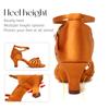 Mid Heel Women's Girls Ball Party Latin Salsa Tango High Heel Dancing Shoe Slip Dance Shoes Heeled 5CM