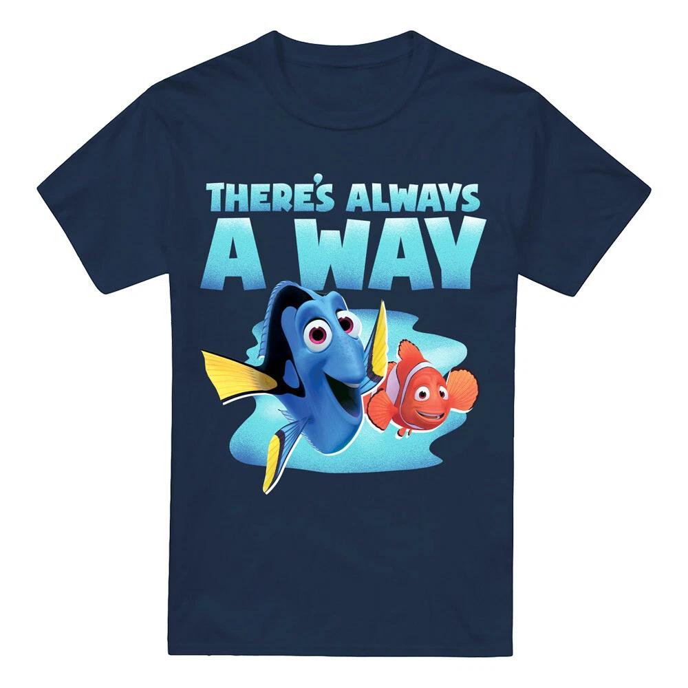 Finding Nemo Dory There s Always a Way T-Shirt , Navy 3XL