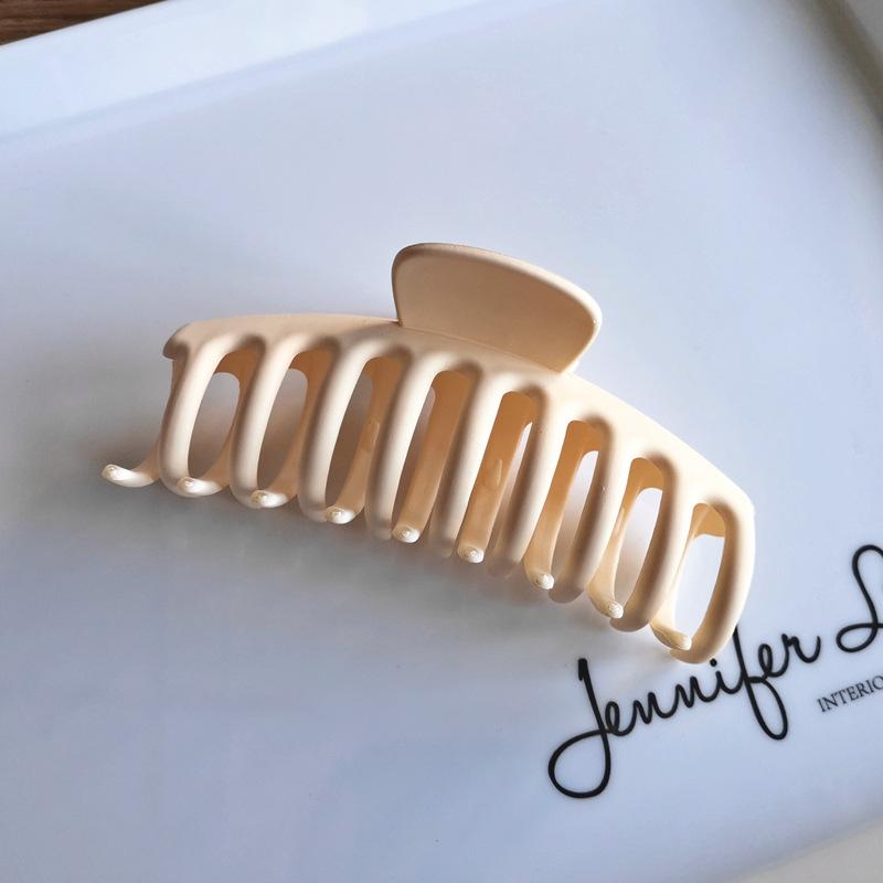 European & American Style Geometric Hair Claw Clip - Large Dragon Bone Design