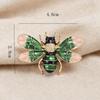 Multi Color Enamel Bee Brooch Glitter Delicate Decor Pin for Christmas Party Outfit Decoration Holiday Exchange Gifts