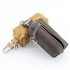 Leather Men Women Key Holder Keychain Bag Organizer Car Keys Holder Pouch Multifunctional Small Wallet Mini Purse Holder