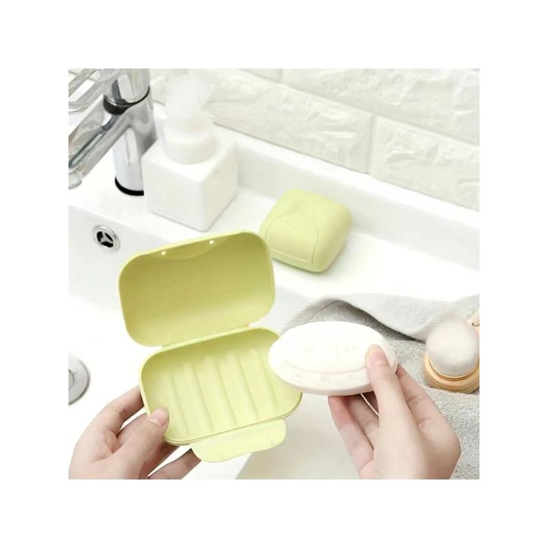 Portable Cute Soap Holder Travel Hand Soap Container Box - Eco-Friendly Soap Dish for On-the-Go Hygiene