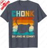 Chonk Cat Scale Meme Funny Retro Style Vintage Unisex Adult Cotton TShirt Men Women Fun Graphic Meowy Lovely Oneck Printed Tops
