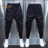 Pánské Cargo Kalhoty Volné Stahovací šňůrka na kotníky Pružný pas Jednobarevné Více kapes Fitness Streetwear Outdoor Cestování Sportovní kalhoty