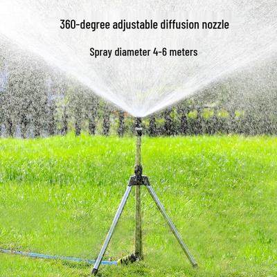 4-Minute 360-Degree Automatic Plastic Rotating Sprinkler for Garden and Lawn Irrigation