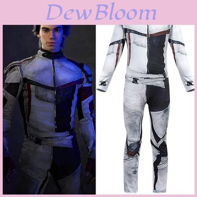 Eye-catching Descendants 3 Carlos Cosplay Costume For Boys Long Sleeve Jumpsuit