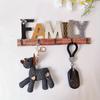 1ks Hák na zeď s designem písmen "Rodina", Domácí dekorace