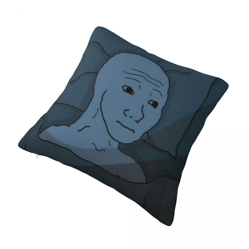 Wojak Meme Pillowcases Merchandise Printed Cushion Cover Pillow Covers Home Decoration Zippered Multiple Sizes