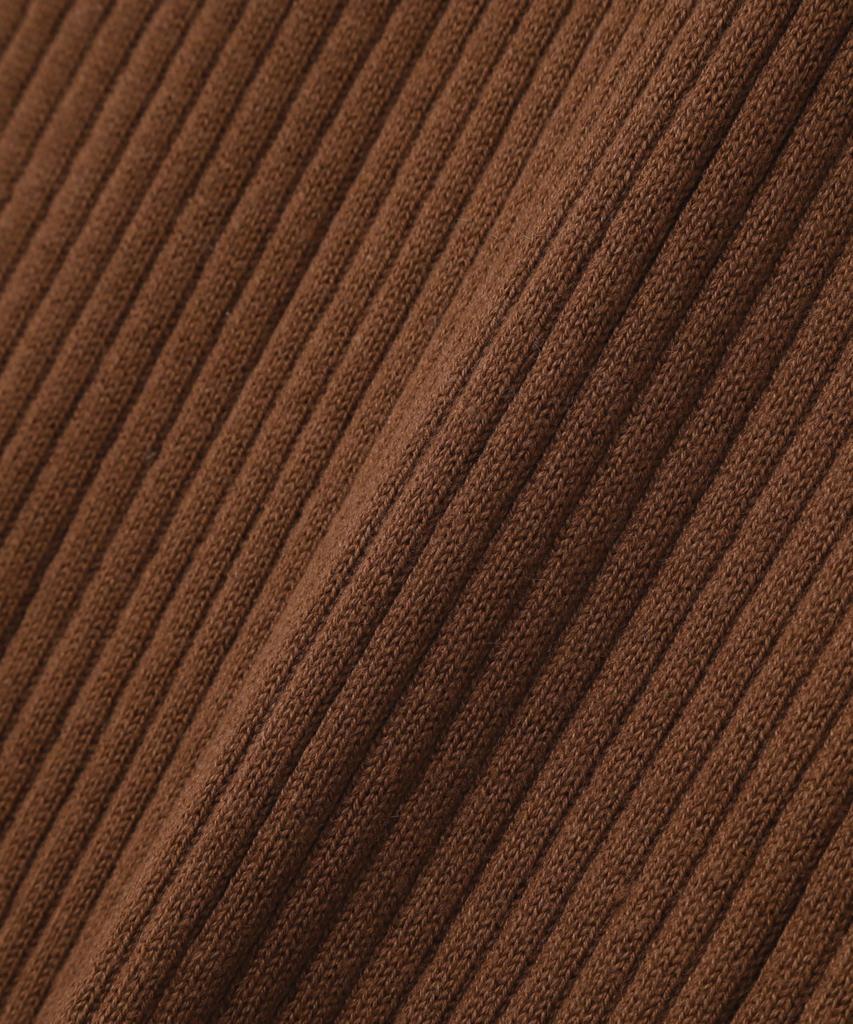 AVIREX MILITARY RIB KNIT ONEPIECE Women's M 050 Brown 783-4240602