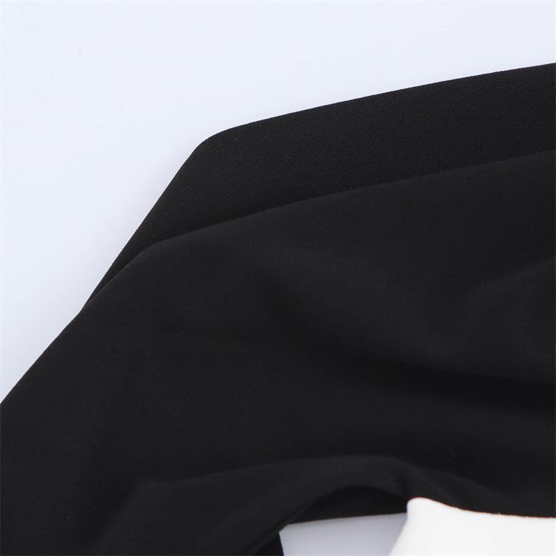 European & American Style Women's Sexy Sleeveless Patchwork Dress