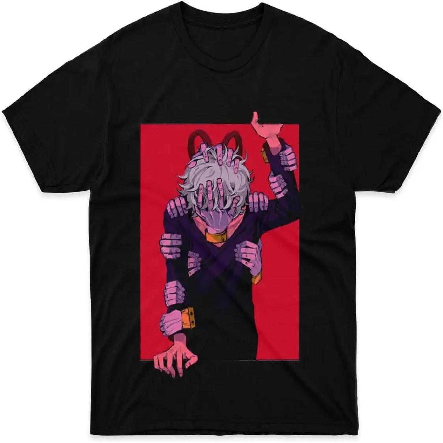 Mens Womens T-shirt Academia Tee to Shirt My Unisex of Cotton Hero Tomura Shigaraki Black Graphic T Shirts S чёрный