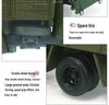 1:36 Jiefang Military Transport Truck Model with Alloy Sound, Light, and Pull-Back Features - Veteran Souvenir 831