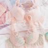 Underwear Women's Small Breasts Gather Autumn and Winter Thickened Rimless Lace Bra Set To Close Sub-breasts Anti-sagging Internet Celebrity Bra